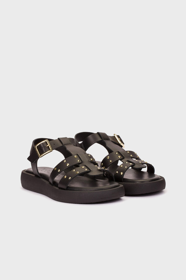 Wonders Sand&aacute;lias rasas Musa 67 Preto