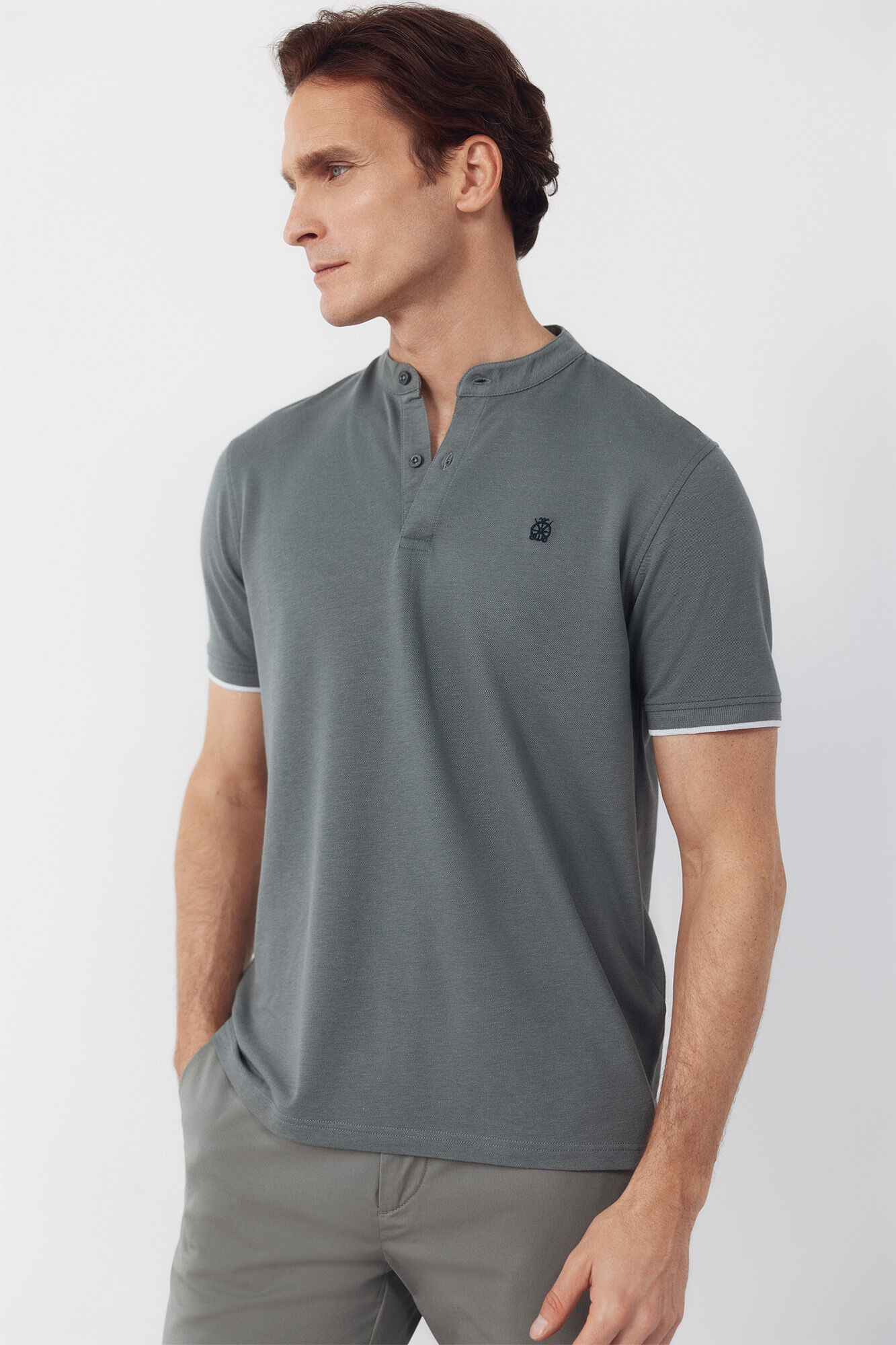 Cortefiel Polo gola mao