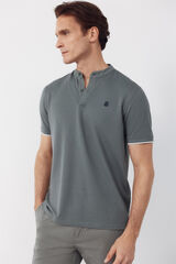 Cortefiel Polo gola mao Verde