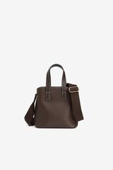 Vilanova Carteira com al&ccedil;a larga Castanho