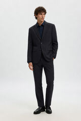 Selected Cal&ccedil;as de fato Slim Fit Preto