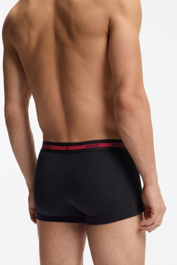 HUGO Pacote com 3 boxers Vermelho