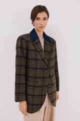 Cortefiel American cloth fabric Printed green