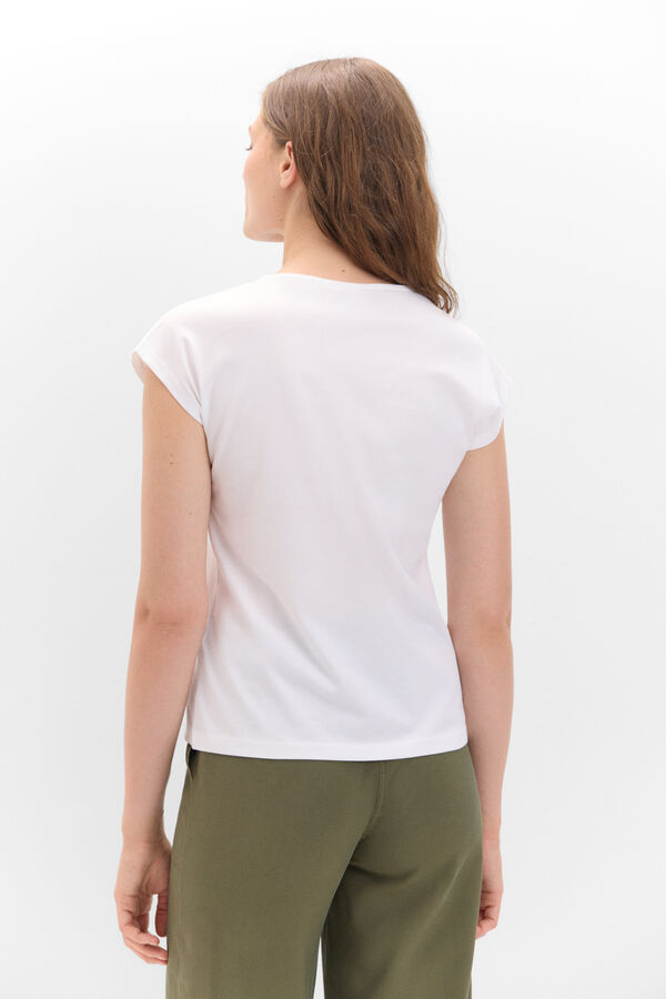 Cortefiel Camiseta básica algodón Multicolour