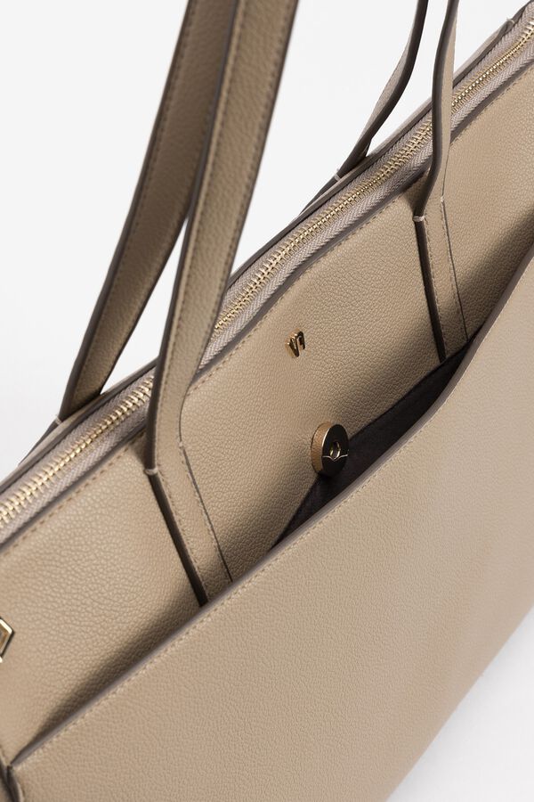 Vilanova Mala tote bag minimalista Tostado