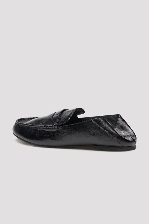 Cortefiel Mocas&iacute;n tal&oacute;n plegable Negro