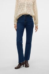 Vero Moda Calça jeans flare corte média Azul