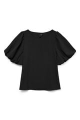 Vero Moda T-shirt manga em balão Preto