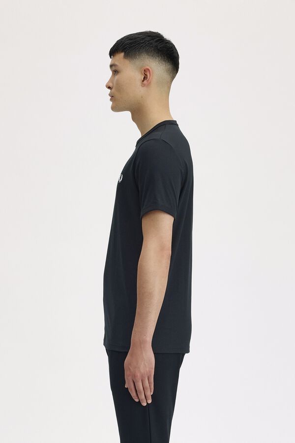 Fred Perry Plain short sleeve T-shirt Black