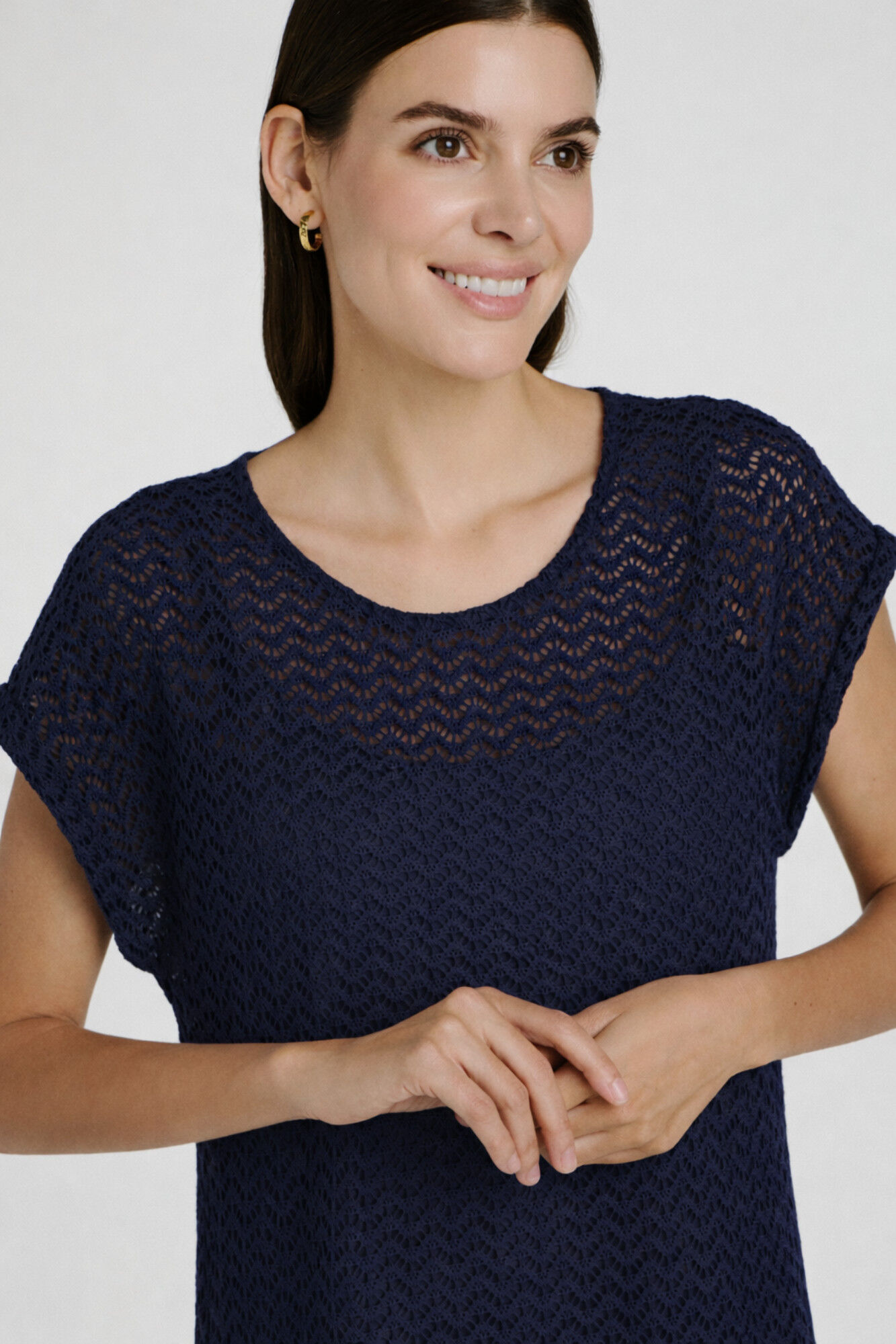 Vila Vestido midi con calados