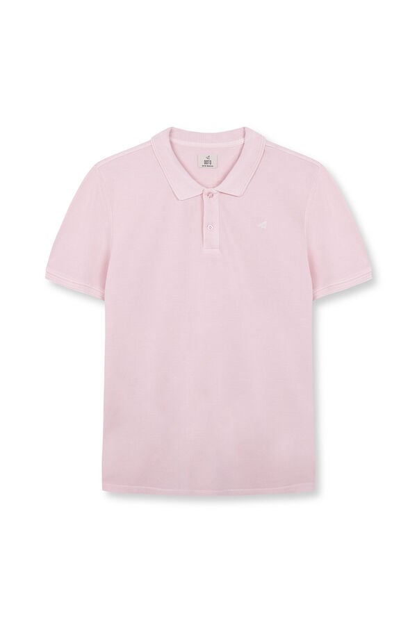 OOTO Polo b&aacute;sico em piqu&eacute; lavado Subiu