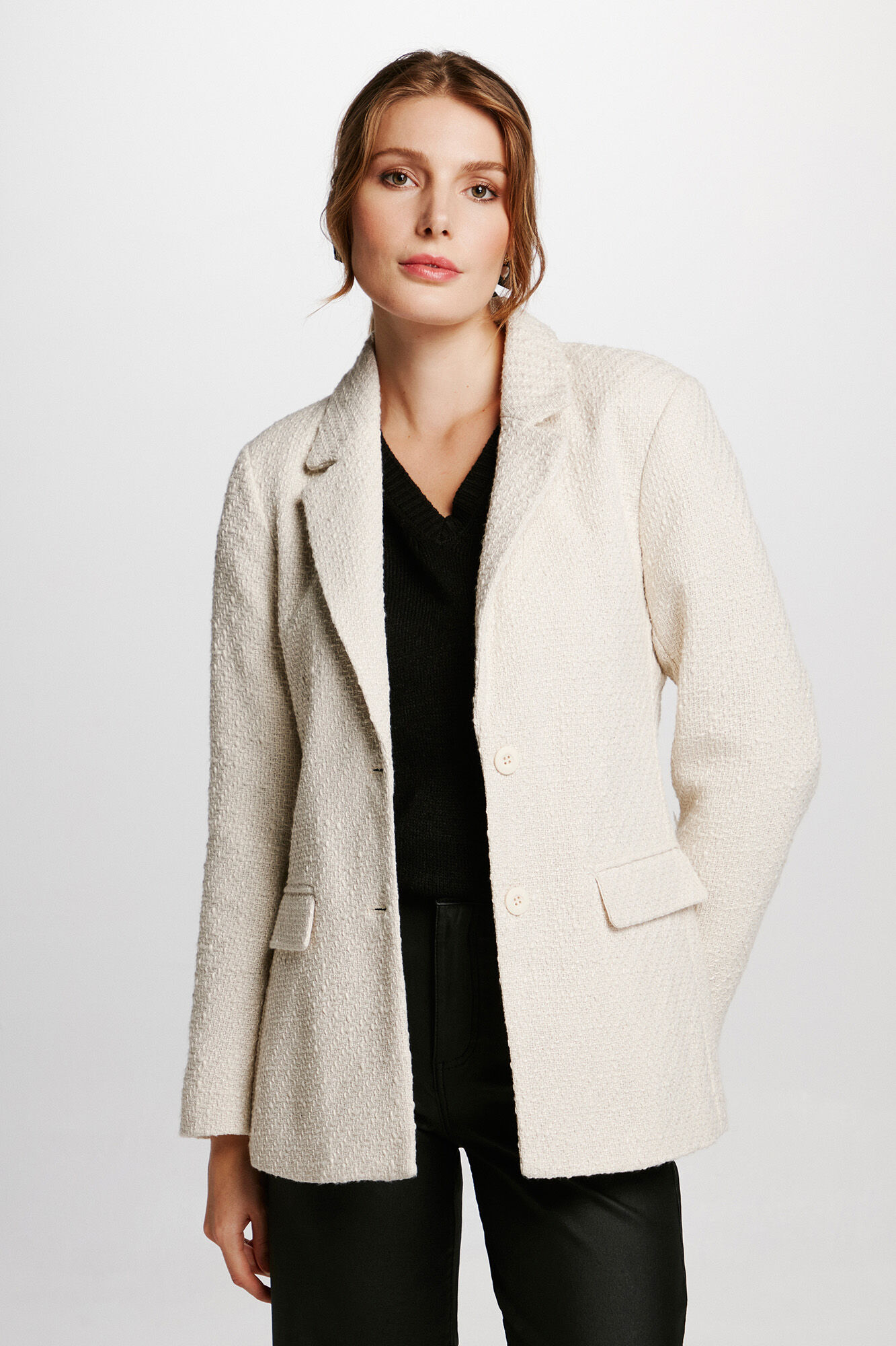 Textured blazer hotsell womens