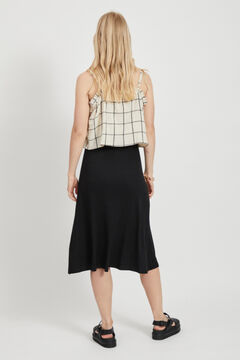 Cortefiel Buttoned skirt Black