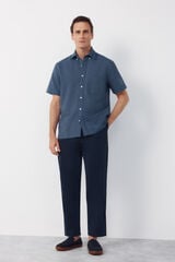 Cortefiel Lightweight regular jogger Navy