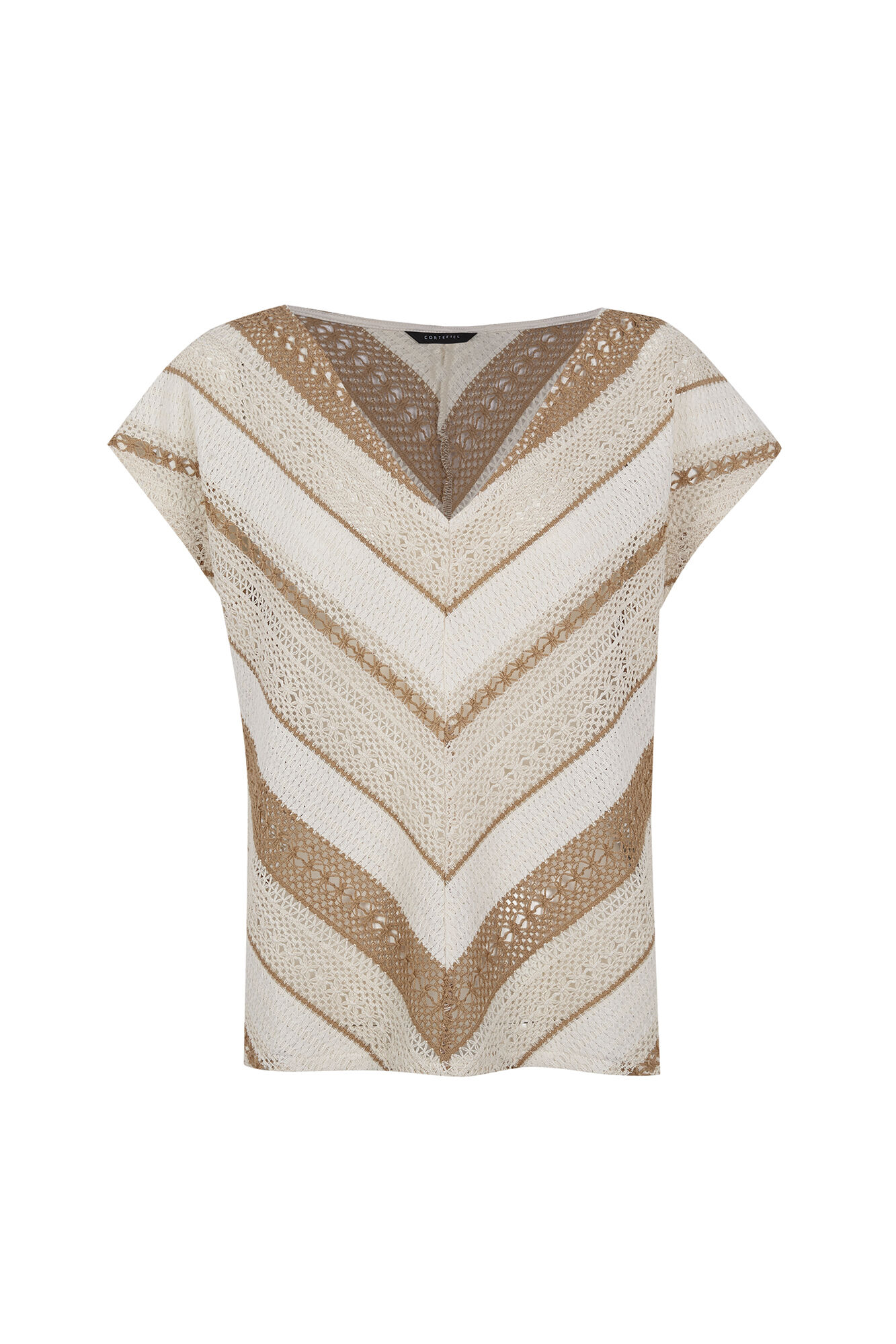 Cortefiel Multicoloured crochet T-shirt