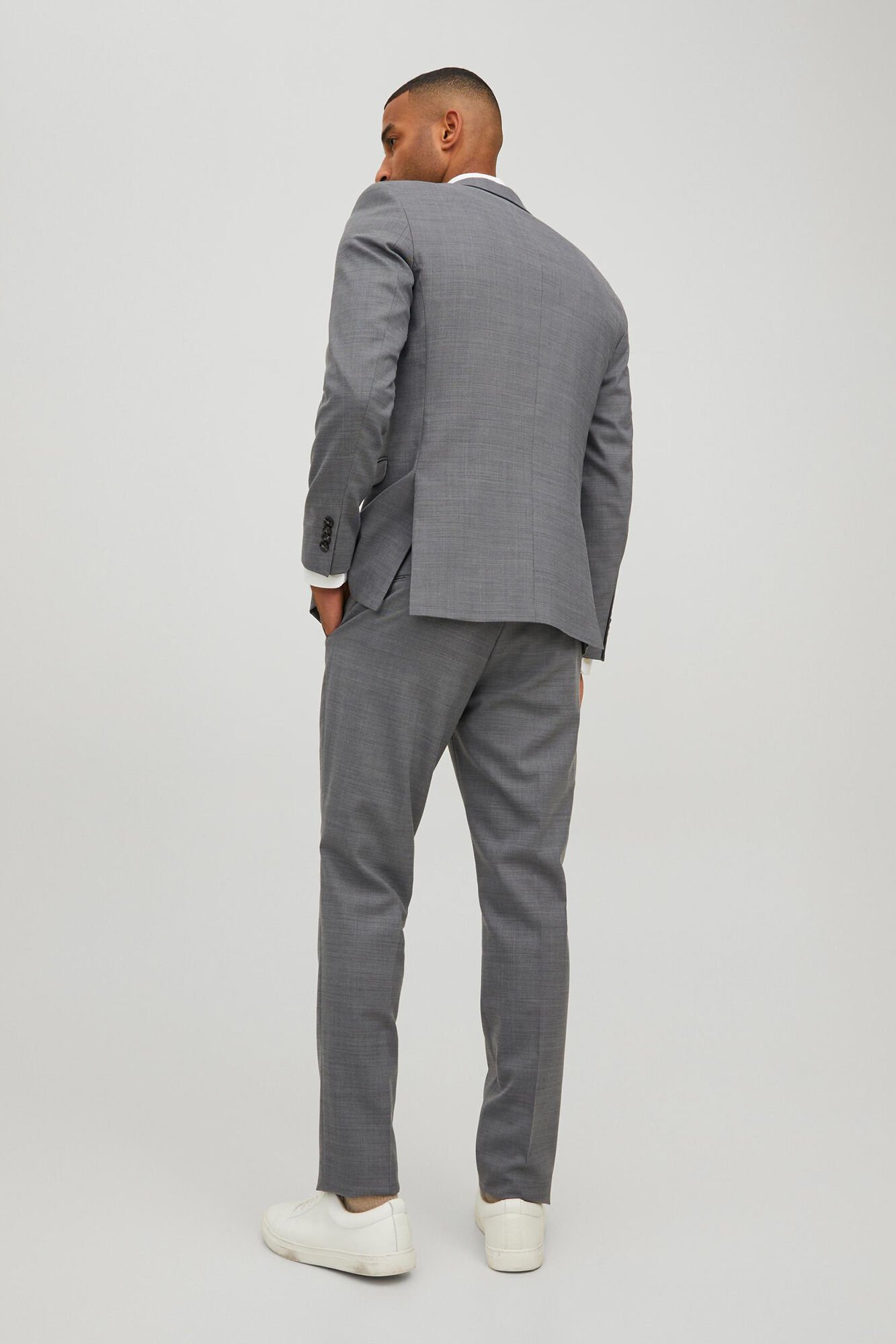 Traje slim fit liso Trajes de hombre Cortefiel