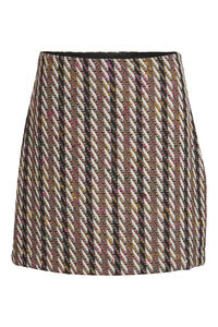 Cortefiel Tweed mini skirt Black
