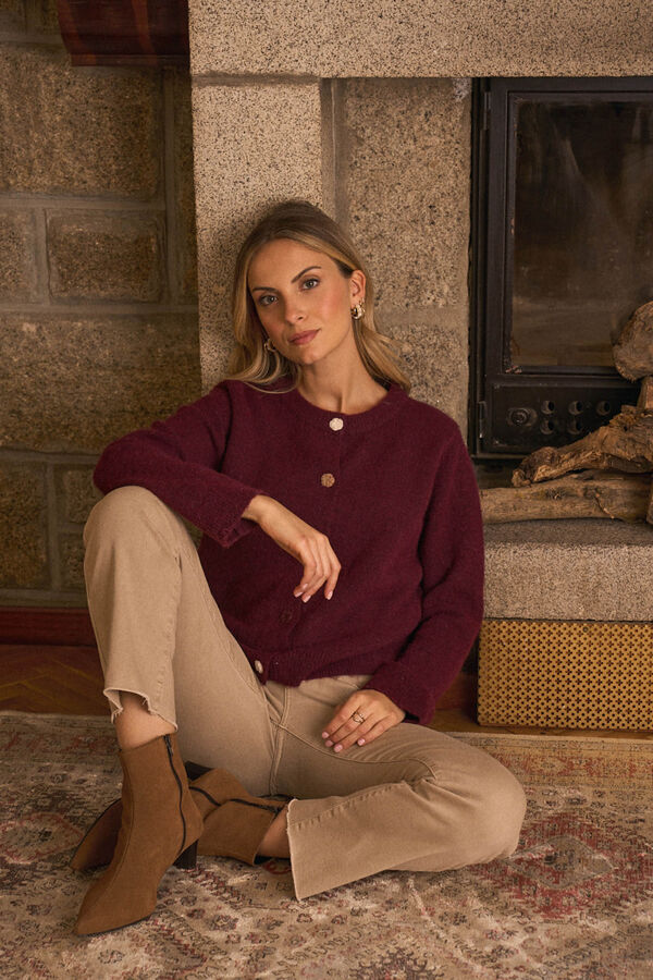 Pol&iacute;n Et Moi Cardigan com bot&otilde;es Mercedes Granada