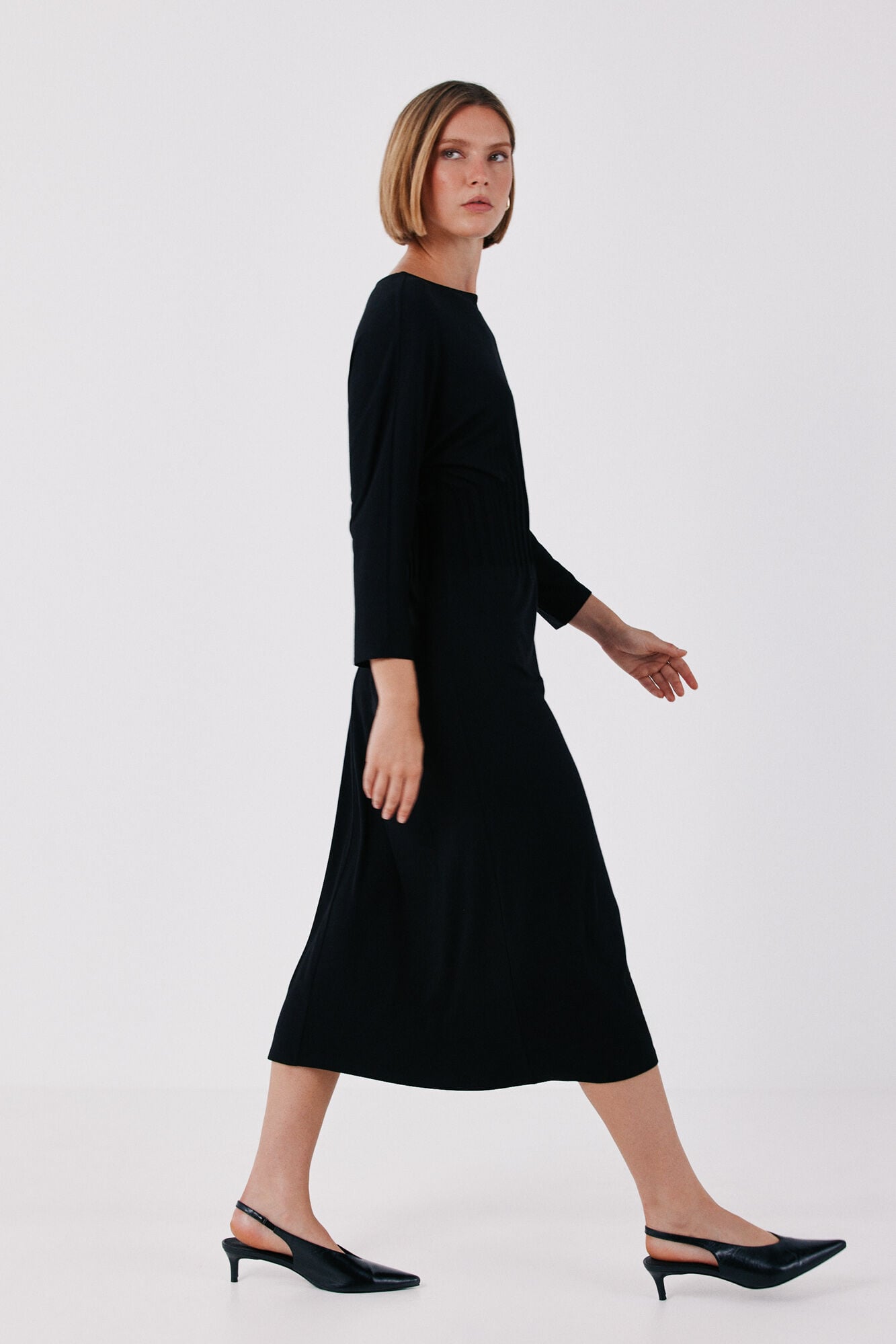 Cortefiel Pleated dress