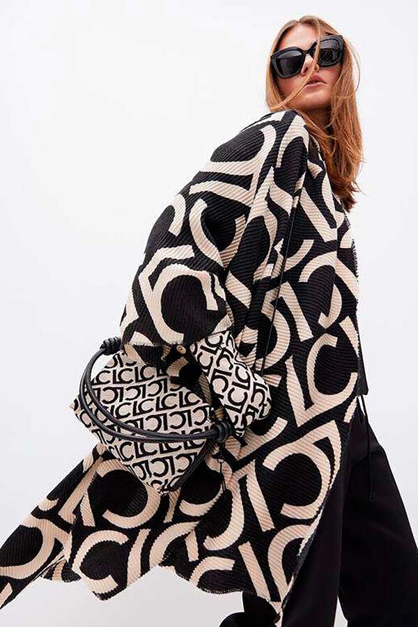 Lola Casademunt Cachecol LC Preto