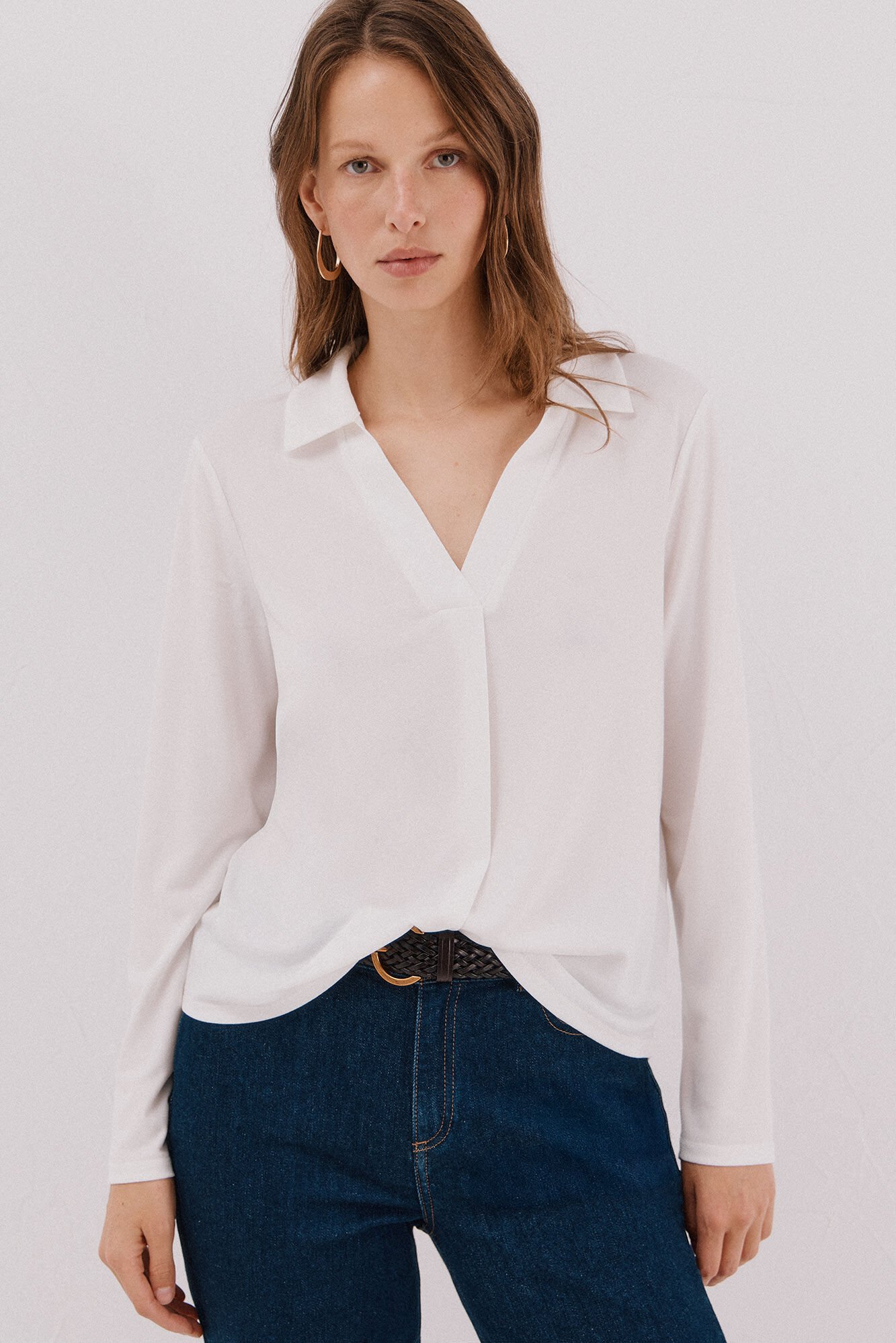 Cortefiel Polo shirt neck t-shirt