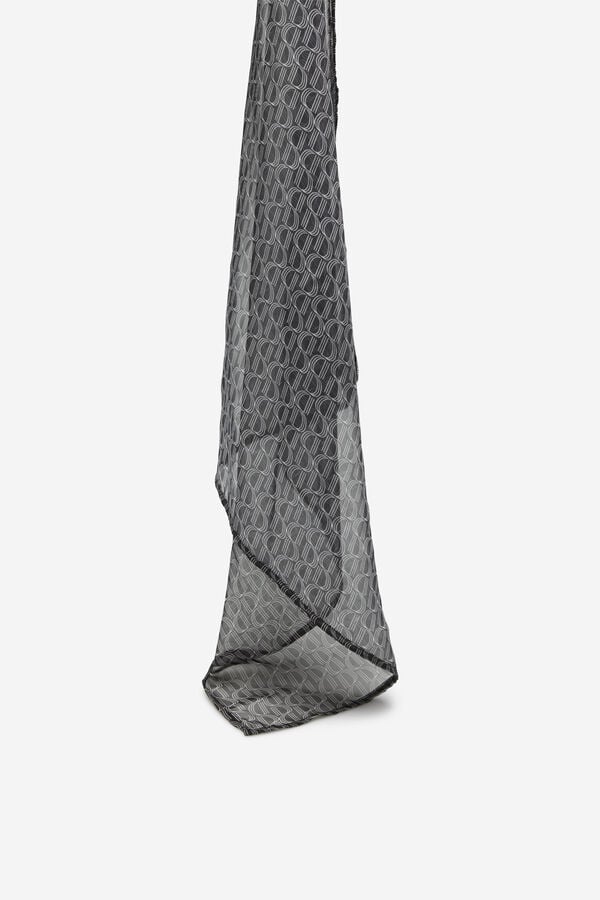 Cortefiel Two-tone satin-finish bandana Printed white