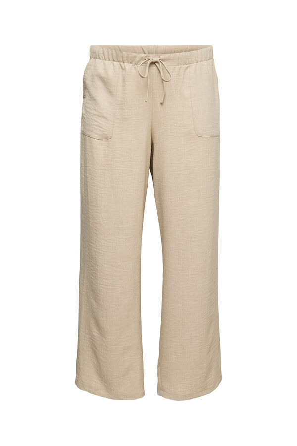 Vero Moda Curve Cal&ccedil;as compridas tamanho grande Tostado