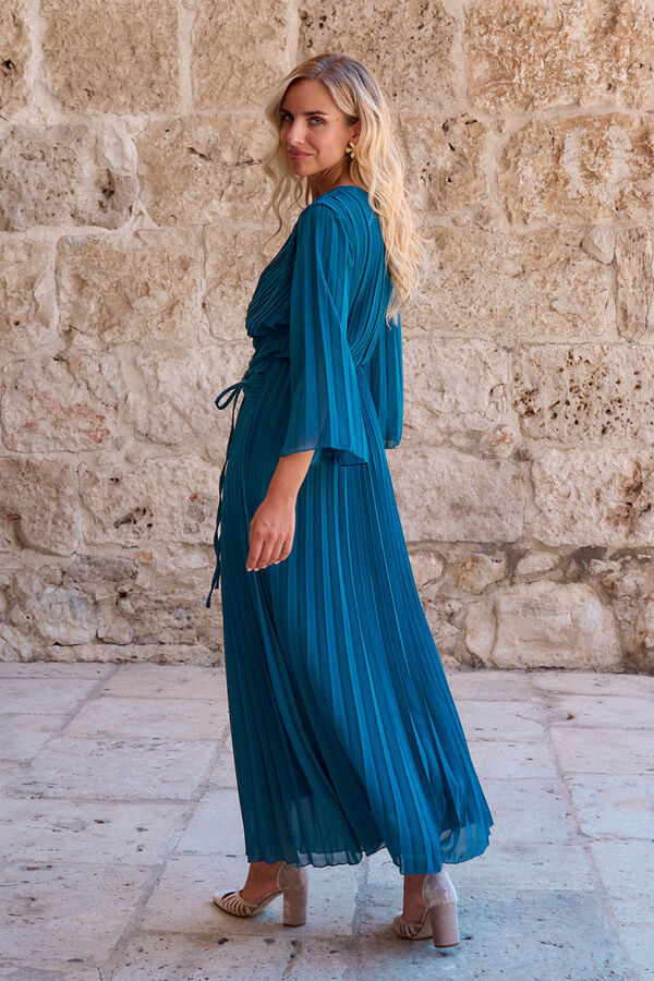 Polín Et Moi Vestido largo Nuria Azul