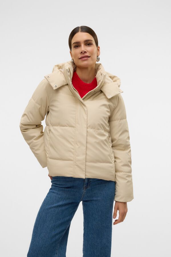 Vero Moda Casaco acolchoado revestido Tostado