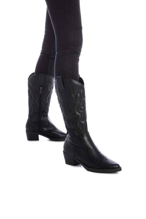 XTI Bota de cowboy bordado Preto