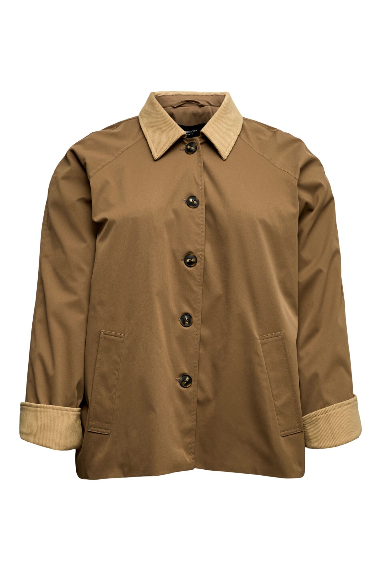 Vero Moda Curve Casaco gola de contraste tamanho grande