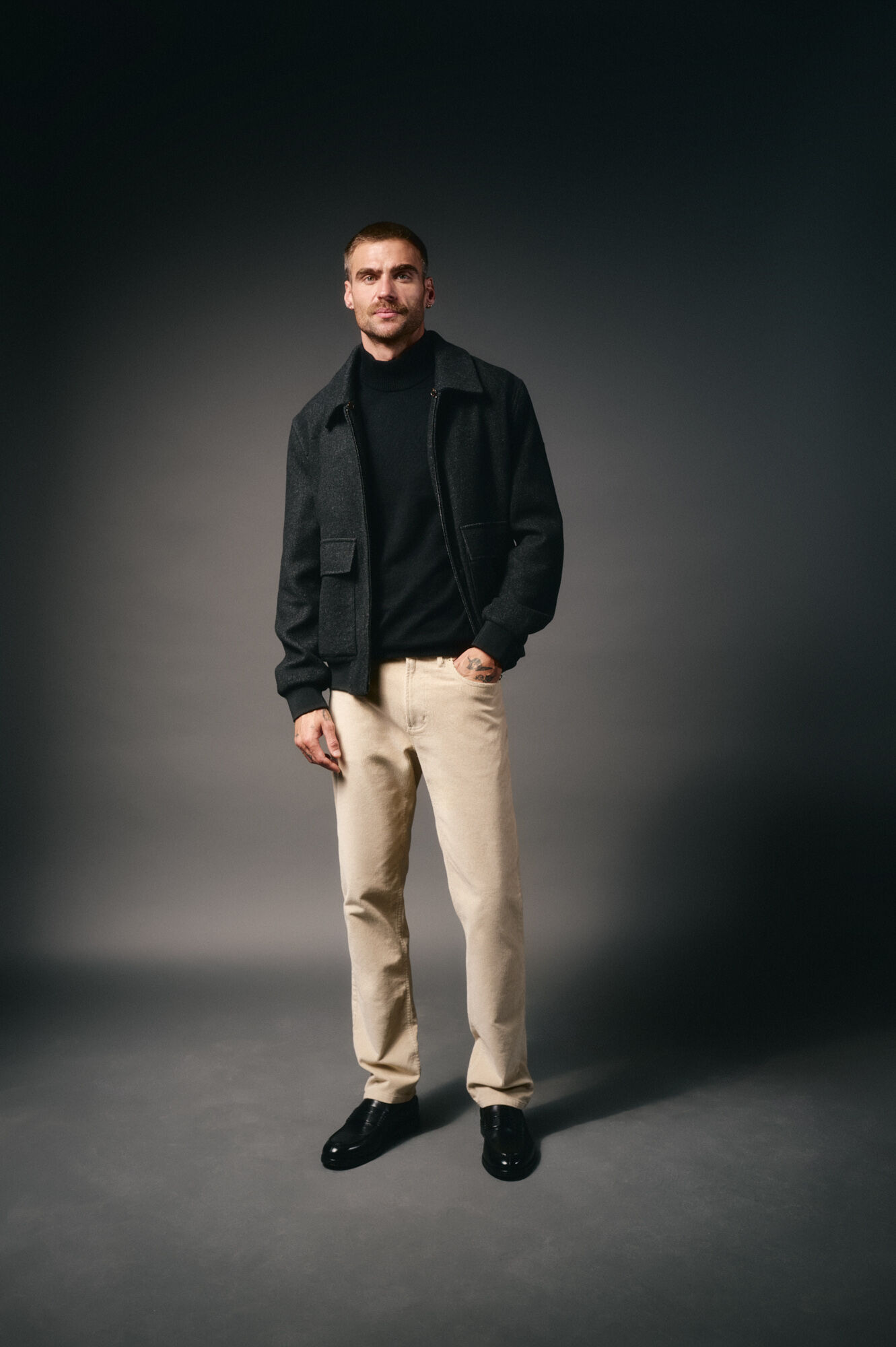 OOTO Cal&ccedil;a de pana 5 bolsos slim fit