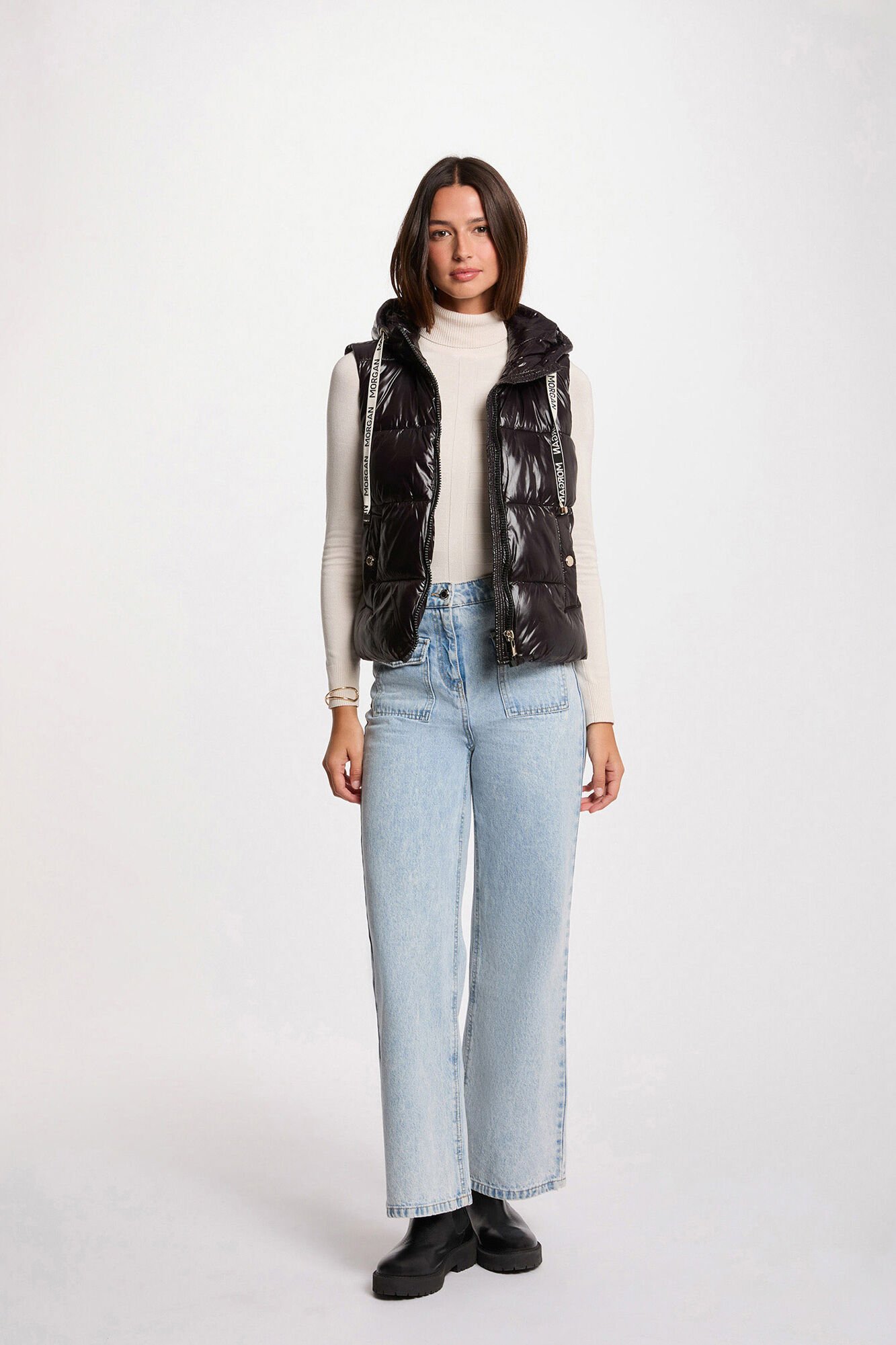 Morgan Colete acolchoado com efeito vinil