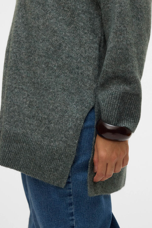 Vero Moda Curve Suéter básico com decote bico size Verde