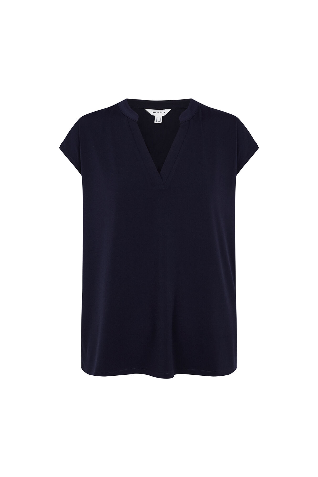 Cortefiel Basic stand-up collar T-shirt