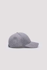 Cortefiel Cloth cap Printed grey
