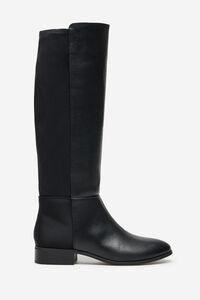 Cortefiel Elasticated boot Black