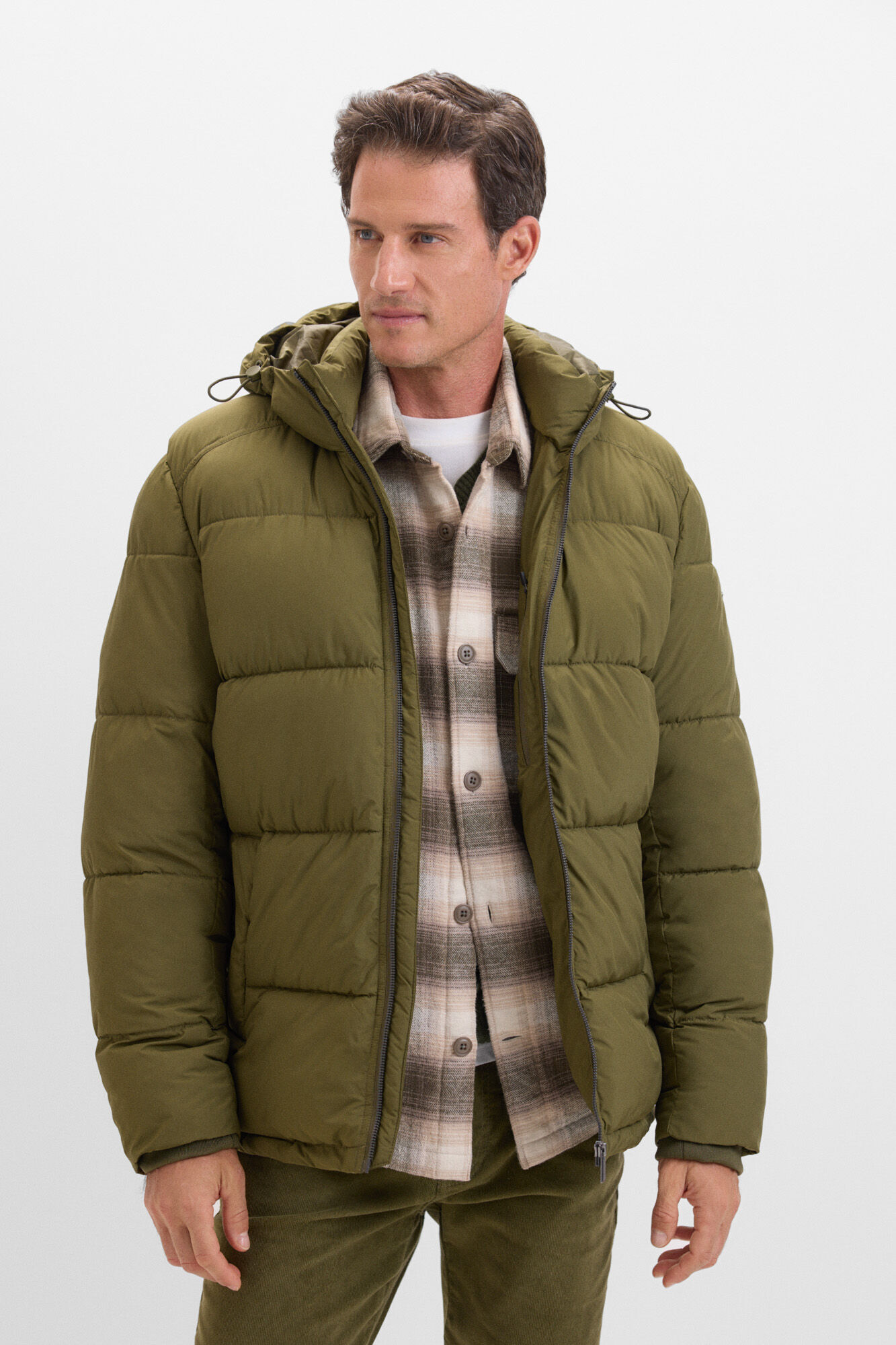 Puffer jacket Men s jackets gilets and waistcoats Cortefiel