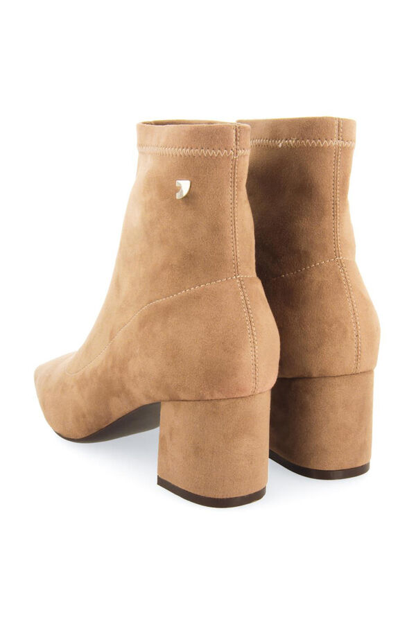Gioseppo Botins elásticos com salto ragú Tostado