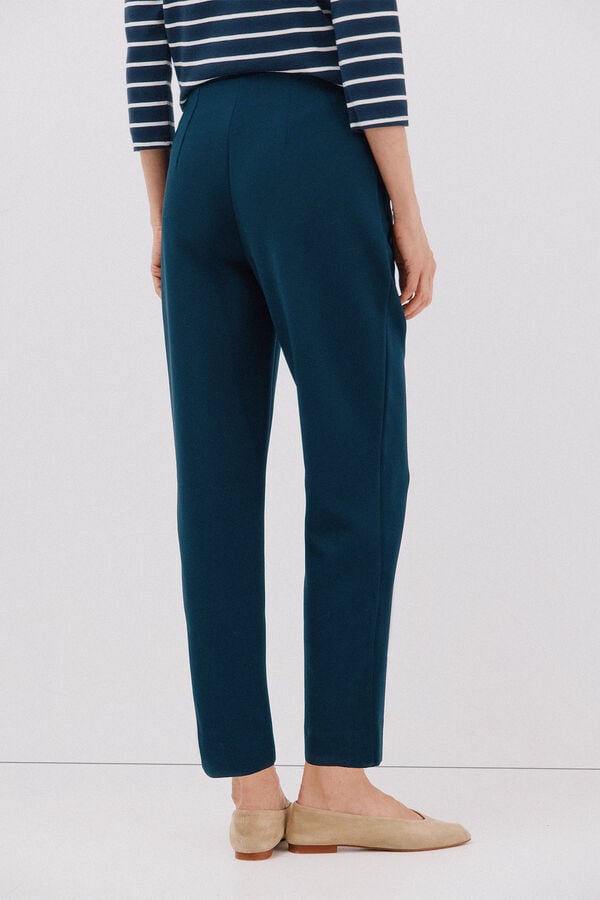 Cortefiel Zippered pants Navy
