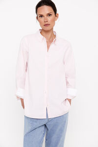 Cortefiel Straight cut shirt Pink