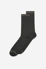 Cortefiel Plain sock Dark grey