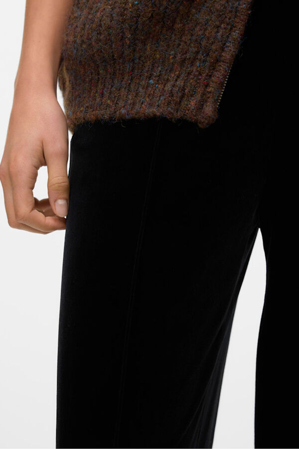 Vero Moda Calça compridas de veludo Preto