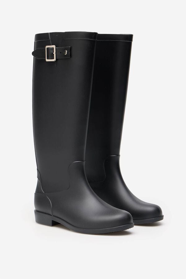 Cortefiel Welly boot Black