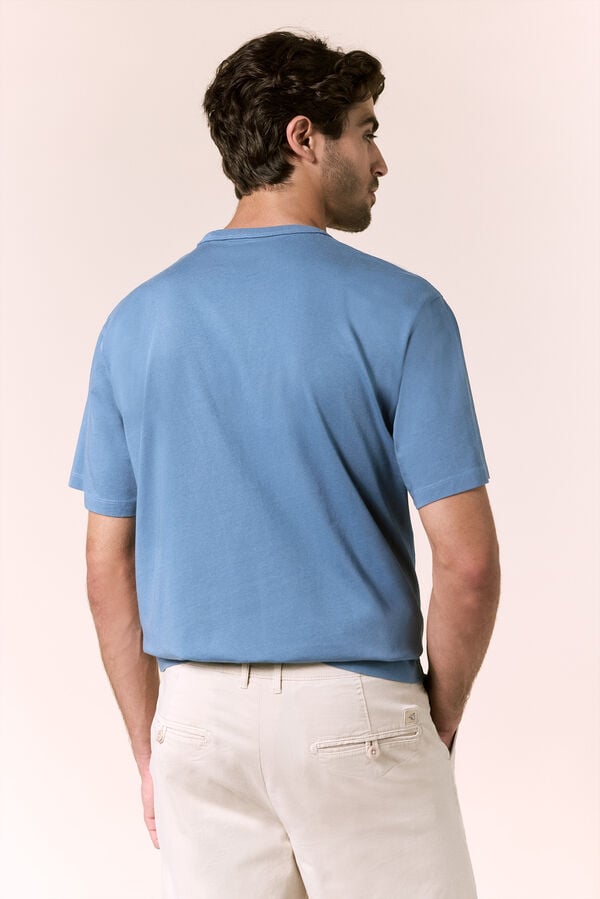 OOTO T-shirt avi&atilde;o pequeno Azul