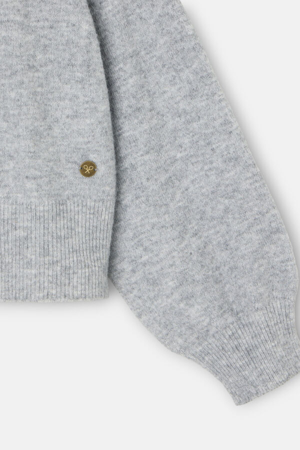 Silbon Camisola de gola polo Cinzento