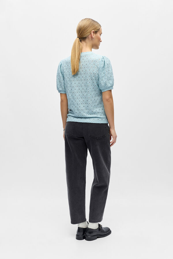 Object Top estrutura manga curta Azul