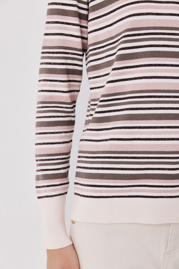 Cortefiel Multicoloured striped jumper Multicolour