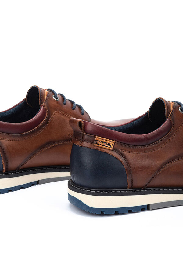 Pikolinos Zapatos cordones Marr&oacute;n