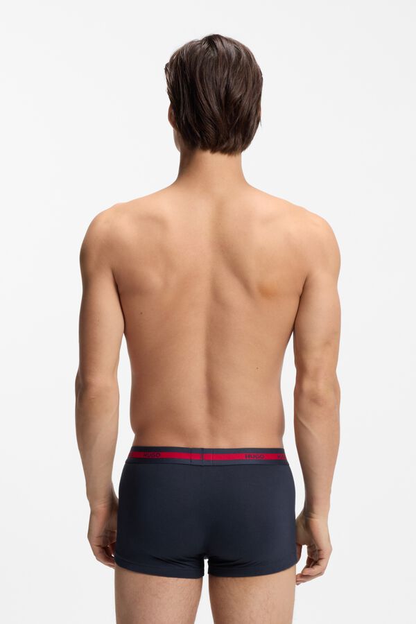 HUGO Pacote com 3 boxers Azul